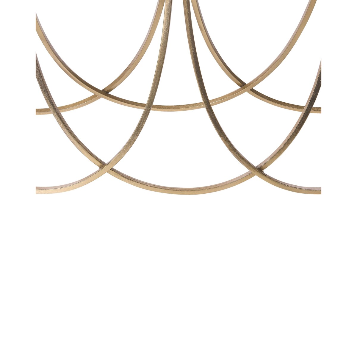 Świecznik metalowy 38 cm złoty BUARAN