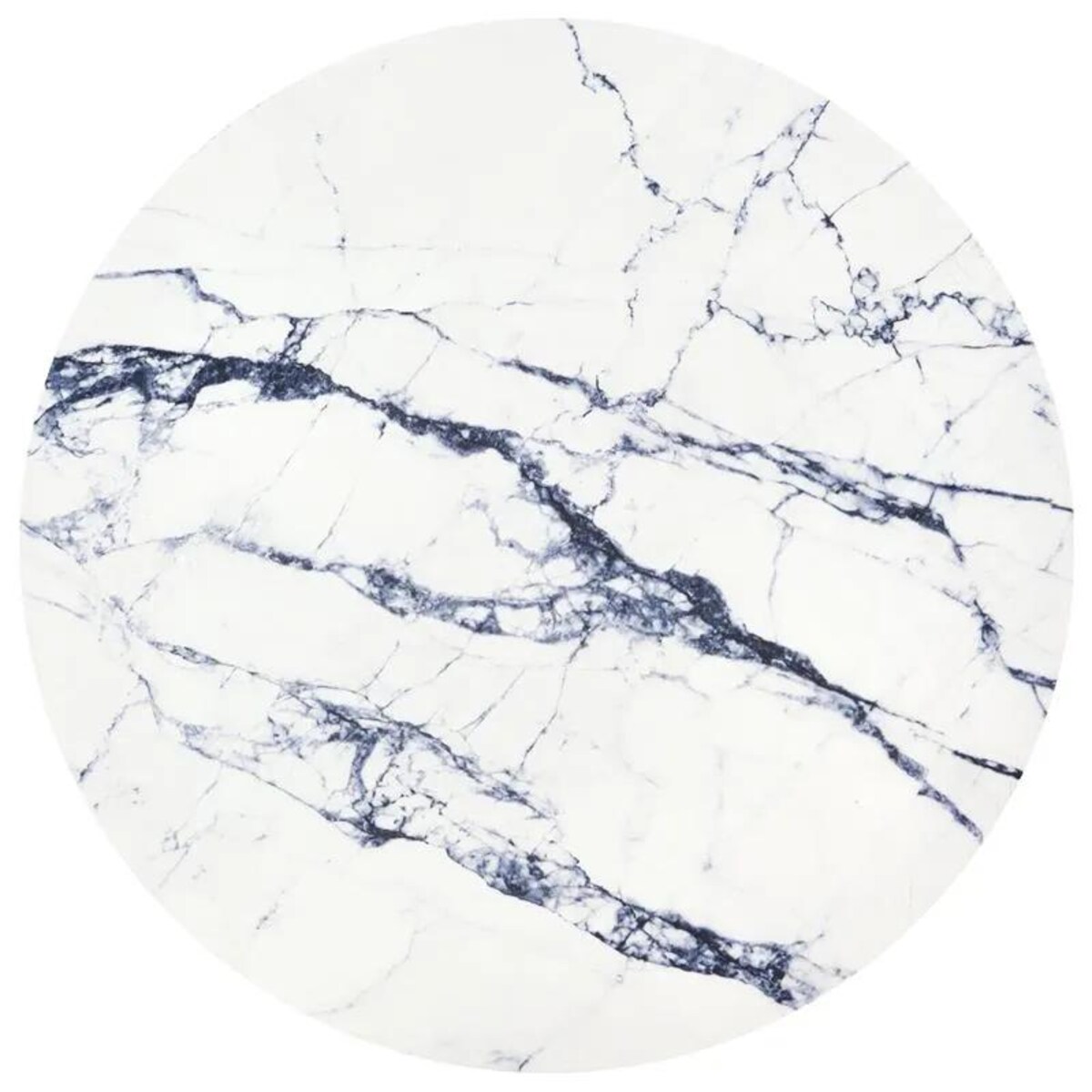 Ława HARISSA G 42x42 biały marmur/złota