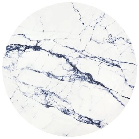 Ława HARISSA G 42x42 biały marmur/złota