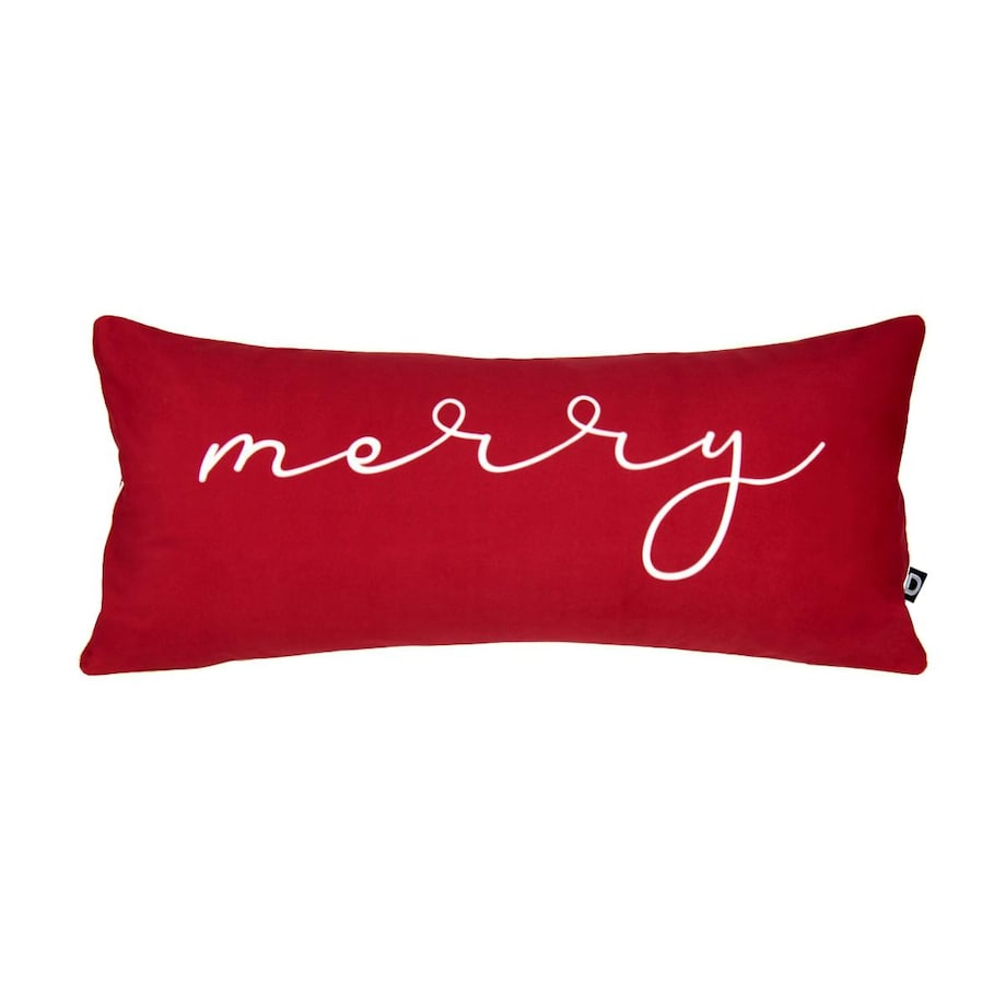 Poduszka XMAS wzór XM34 | Czerwone Merry 30 x 70 cm