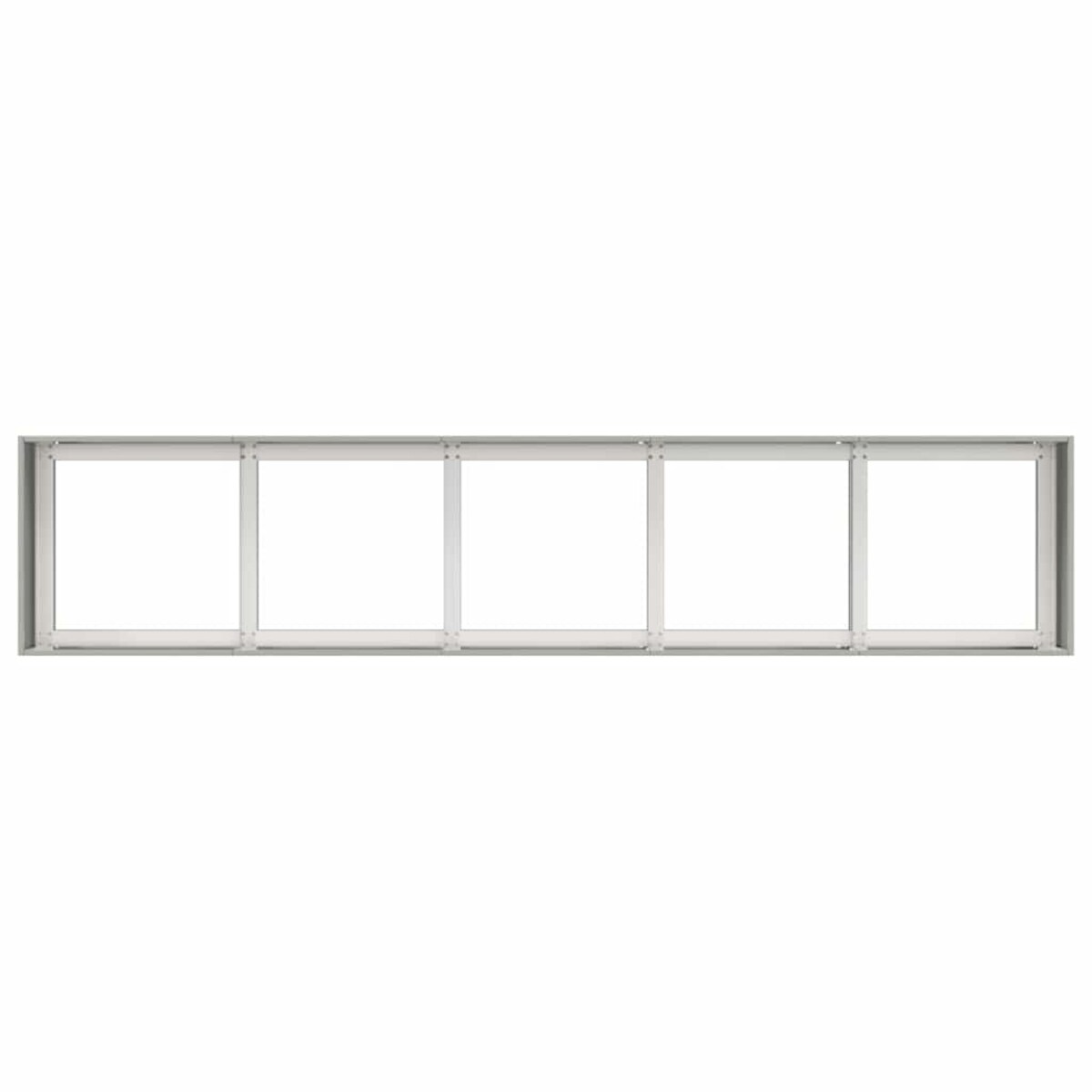 vidaXL Doniczka 200x40x40 cm Stal nierdzewna