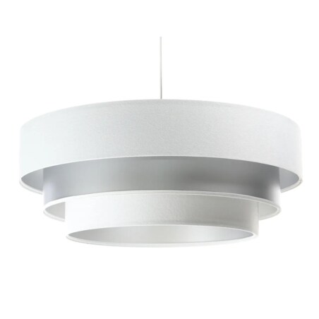 Lampa wisząca TRIO MIX biała/srebrna