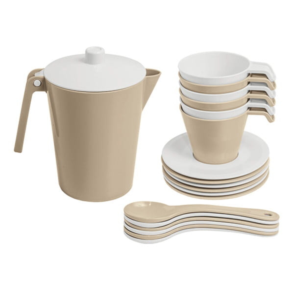 Biszkoptowa Chmurka Serwis kawowy 19 el.