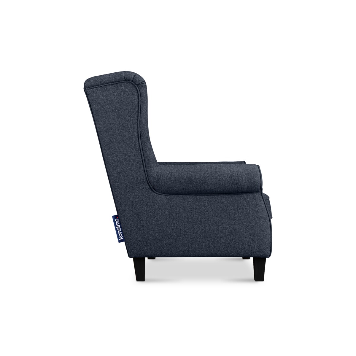 KONSIMO MILES Fotel, kolor ciemny niebieski