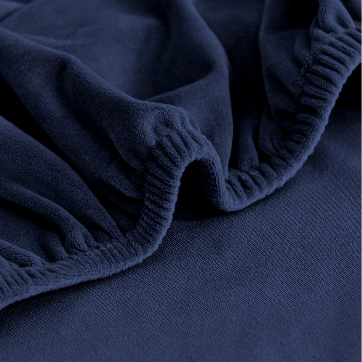 POKROWIEC NA FOTEL USZAK GRANATOWY WELUR ELASTYCZNY [22E4]