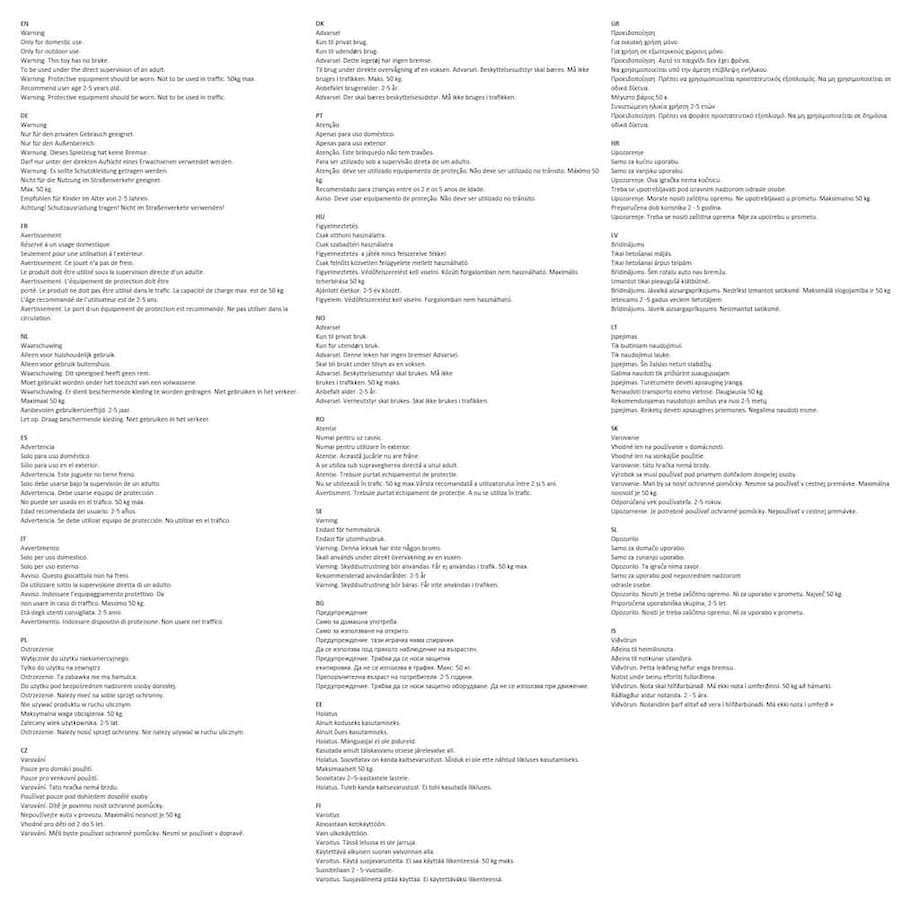 vidaXL Hulajnoga dziecięca 2-w-1, czerwona