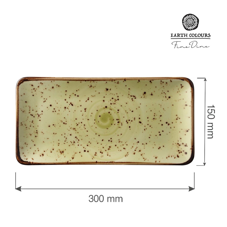 Talerz prostokątny Olive, 300x150 mm