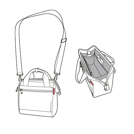 Torba ALLROUNDER CROSS, dots white