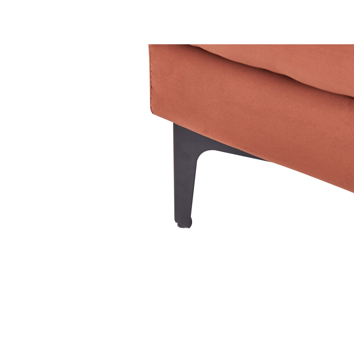 Otomana ALNES Jasnoczerwony Welur