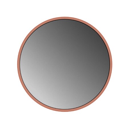 Lustro okrągłe - miedziane - 60 cm