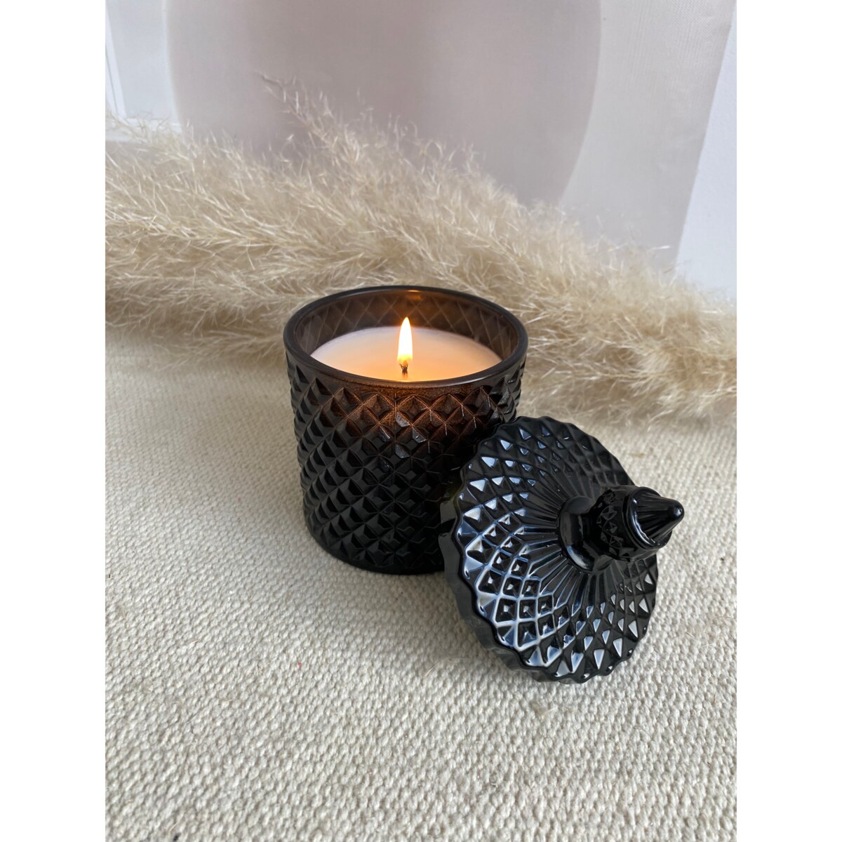 Black Opium- 200 gram ekologiczna naturalna świeca sojowa Black Crystal (dostępne inne zapachy)