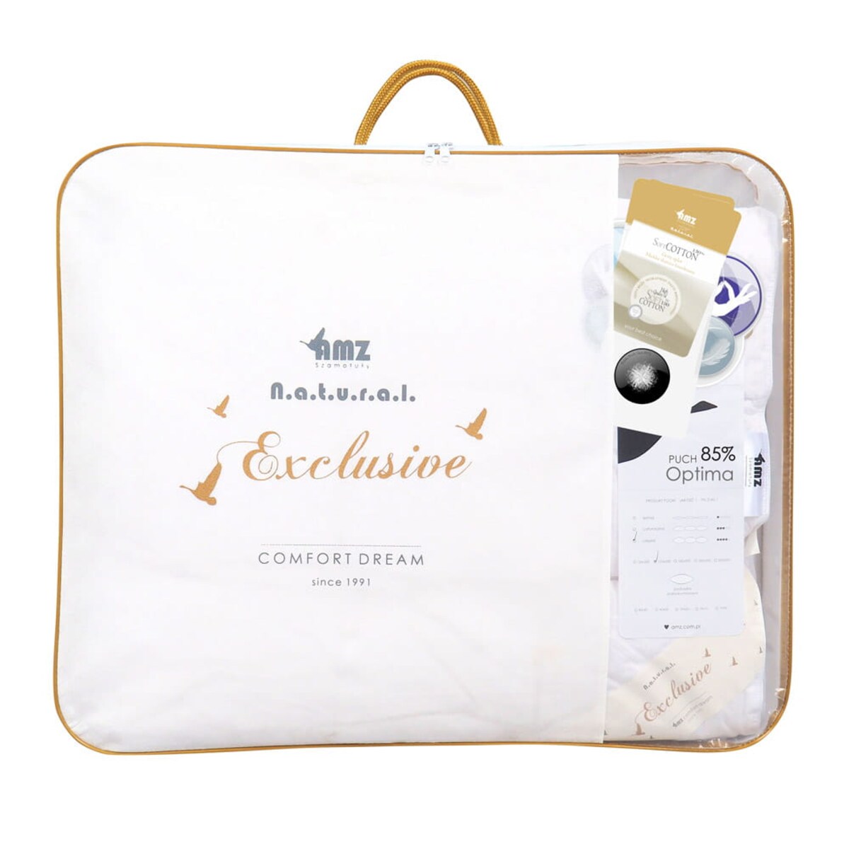 Kołdra Optima Całoroczna, 220 x 200 cm, AMZ