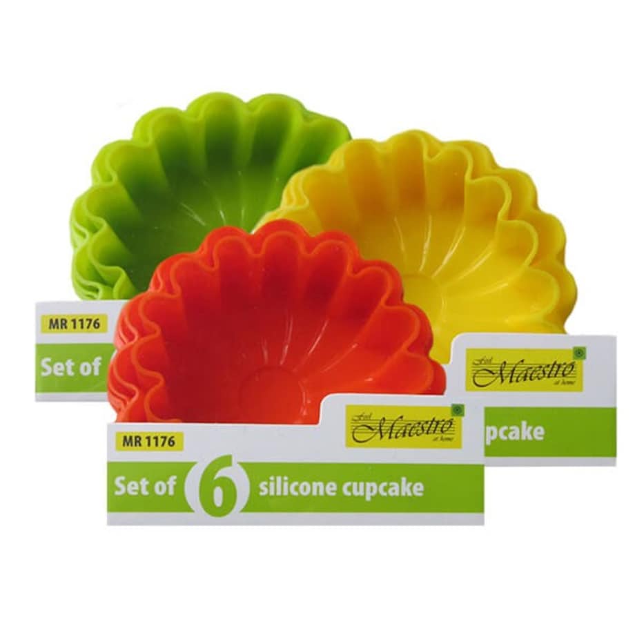Silikonowe foremki do pieczenia zestaw 6 sztuk MAESTRO MR-1176