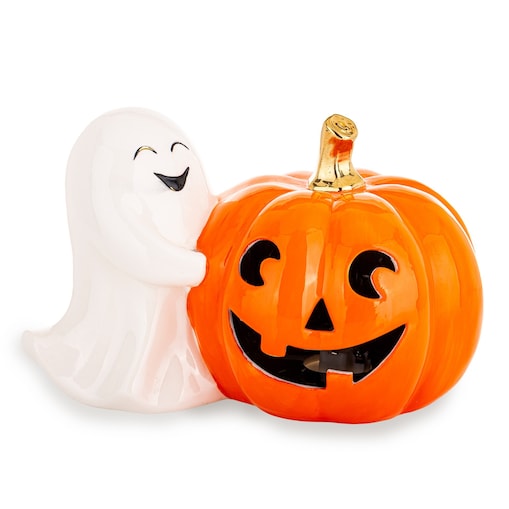 Figurka Duch z dynią LED 13x21x13 cm CASPER CON ZUCCA