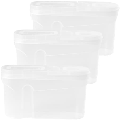 Pojemniki Na Żywność Kuchenne 3 X 1,3 L Makaron Cukier Mąkę Kaszę Sypkie