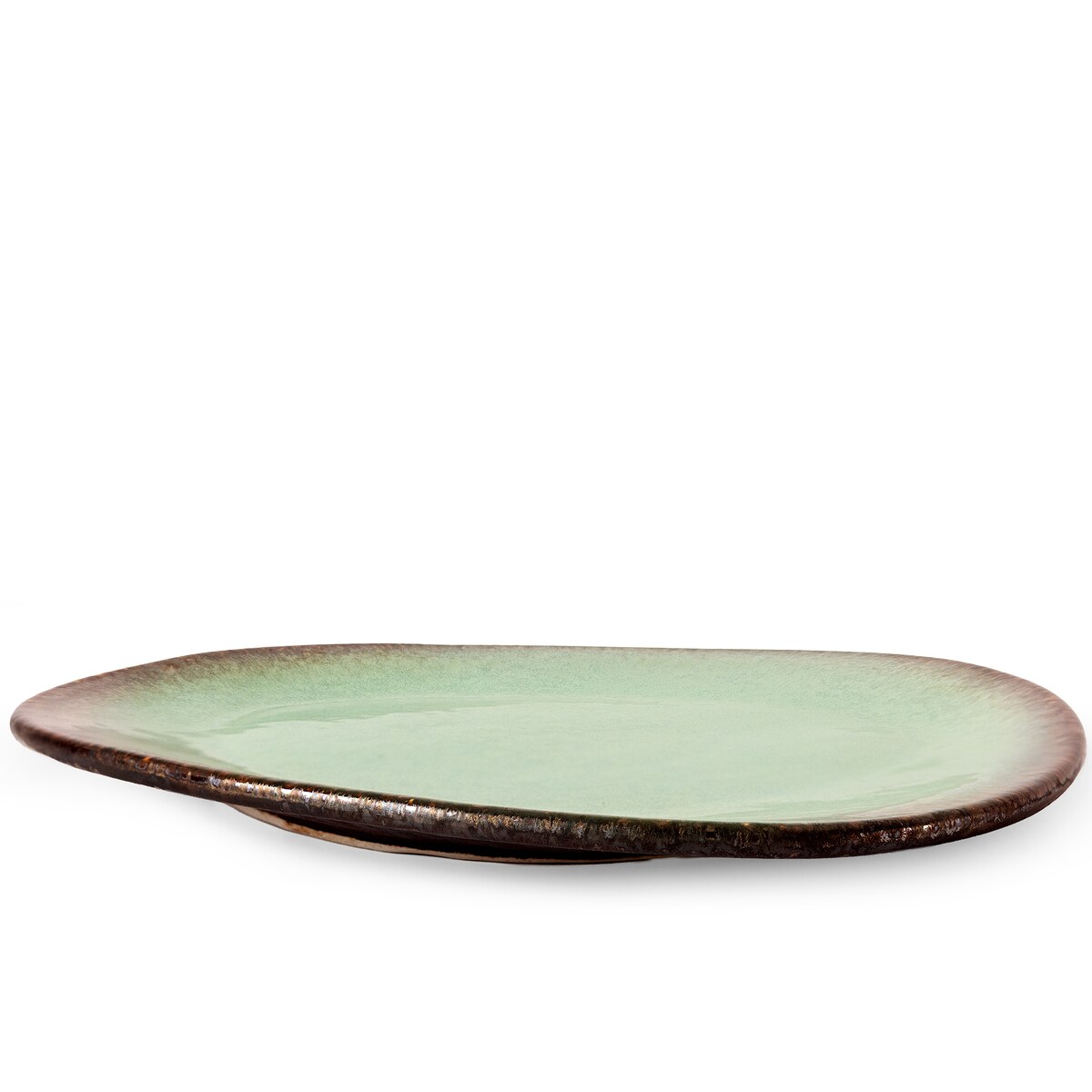 Konsimo PRIMA Talerz deserowy 6 szt., szałwiowy