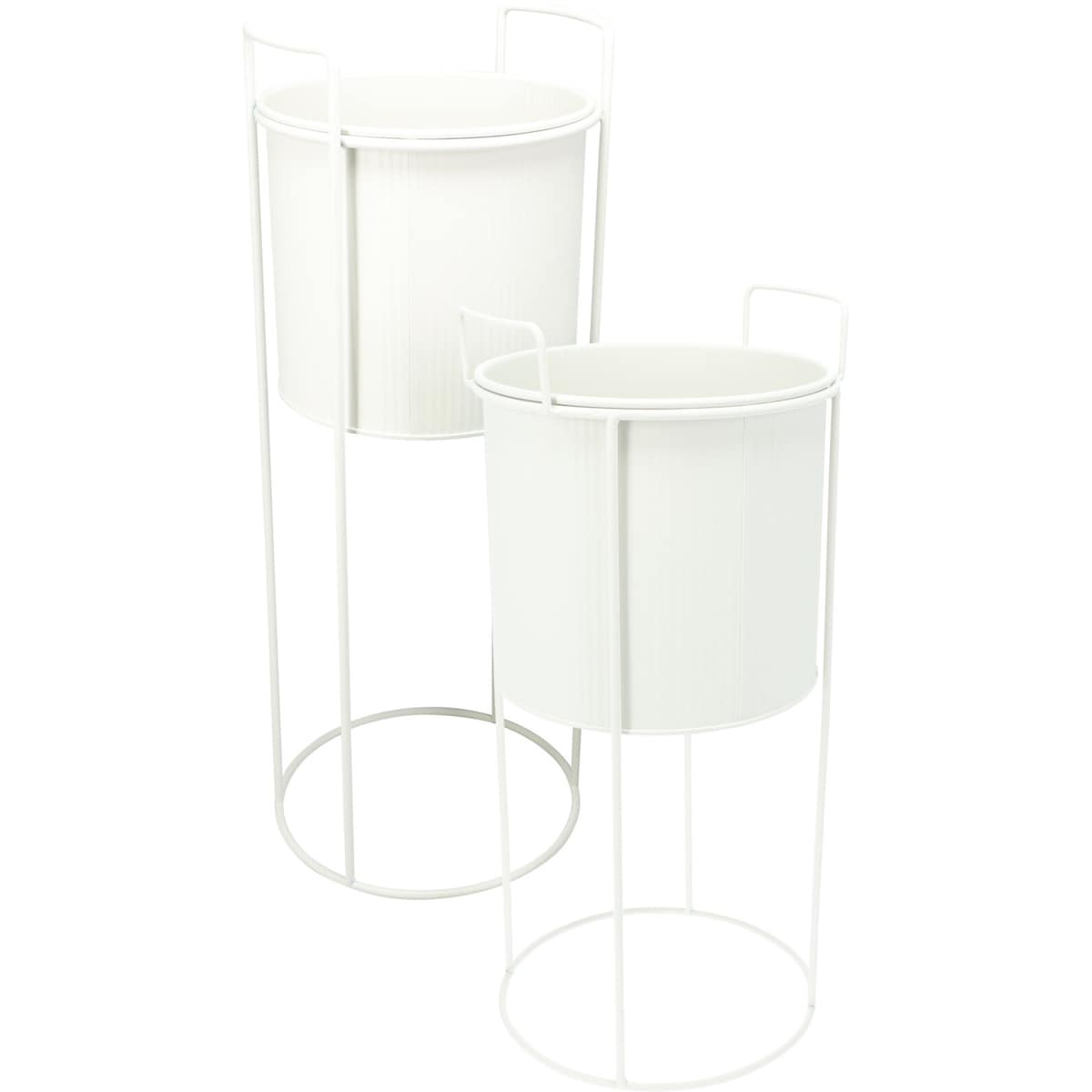 Kwietniki metalowe IDEM, 2 sztuki