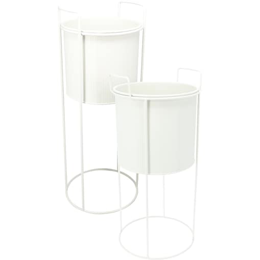 Kwietniki metalowe IDEM, 2 sztuki