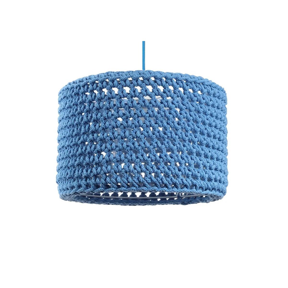 Lampa wisząca COTTON 25 niebieska