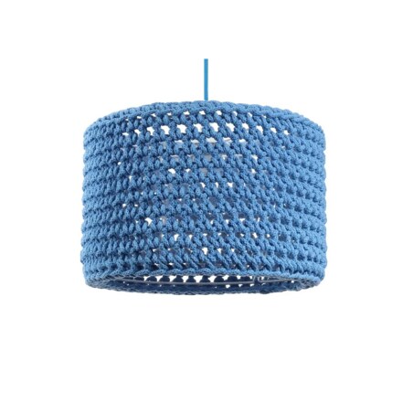 Lampa wisząca COTTON 25 niebieska