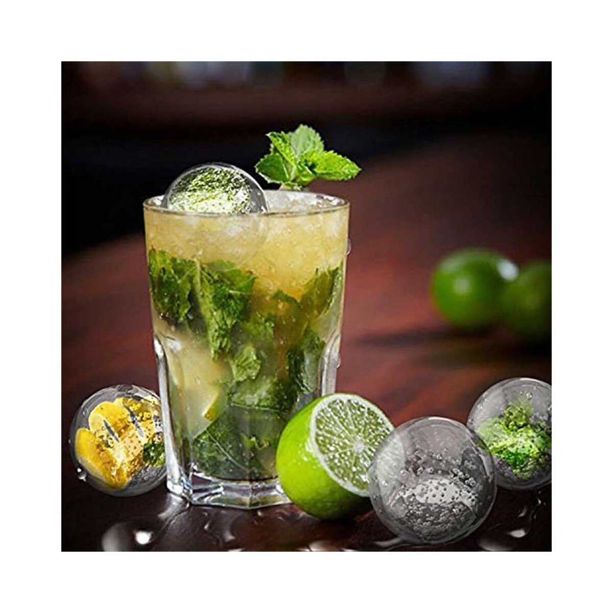 Alpenburg forma silikonowa na 6 kul lodowych do drinków napojów 33073