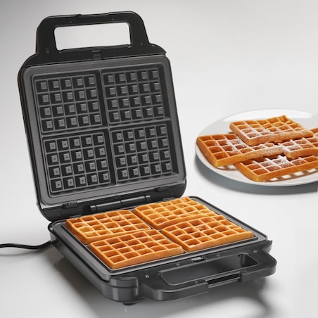 Opiekacz 3 w 1, 1200W, wymienne wkłady, gofry kanapki grill, TIROSS