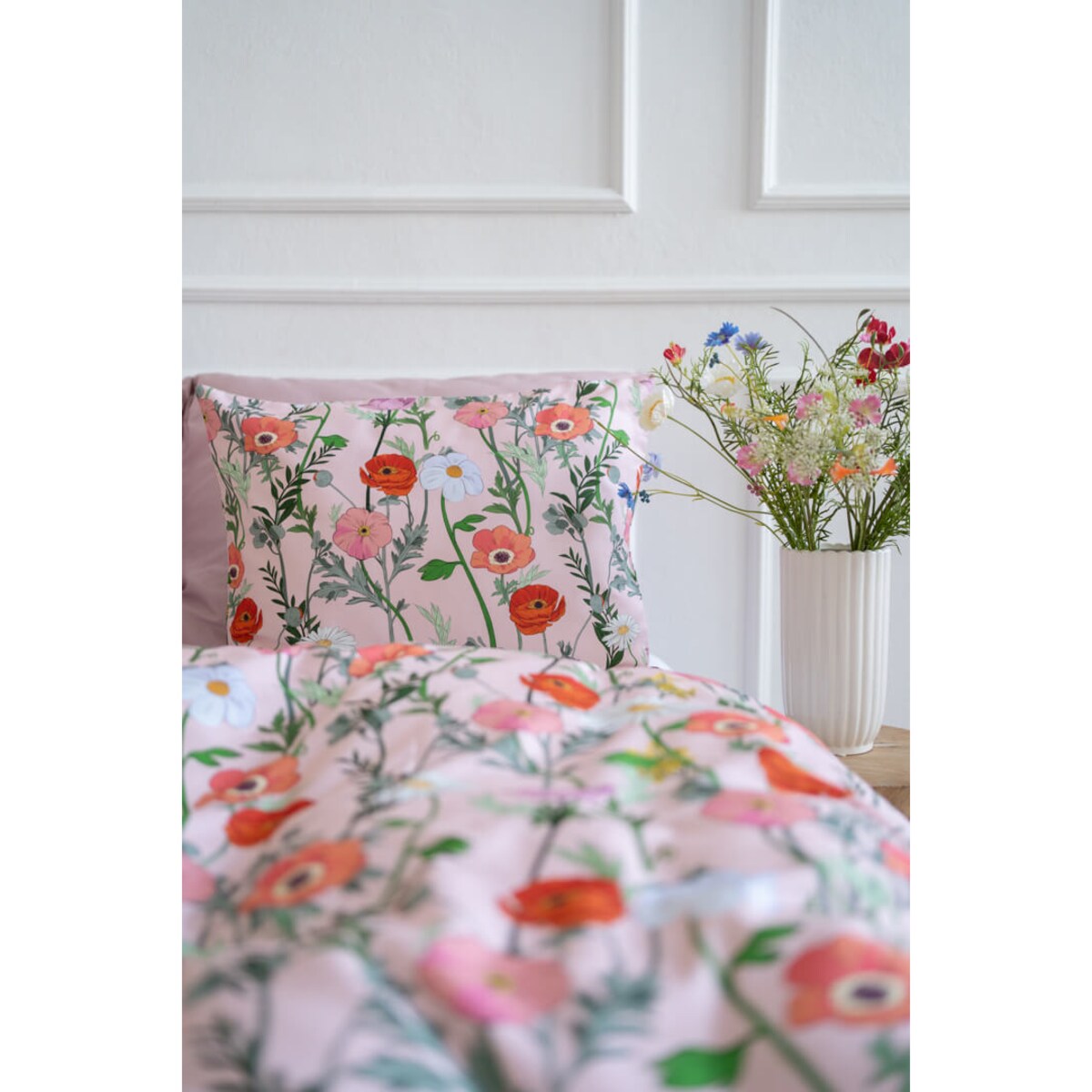 Pościel Makowa polana 220x200 + 2x 50x60 cm