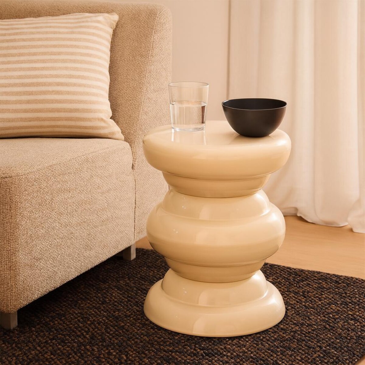 Stolik pomocniczy metalowy BORD, 41,5 cm