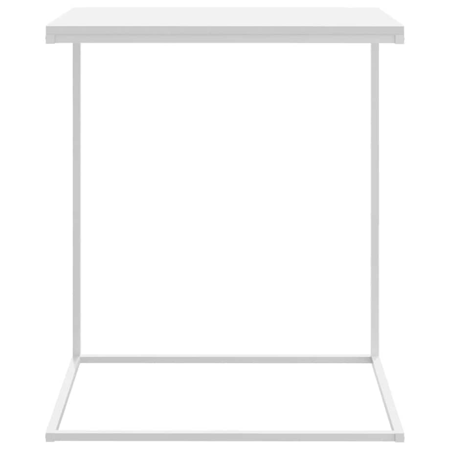 vidaXL Stolik boczny, biały, 55x35x66 cm, materiał drewnopochodny