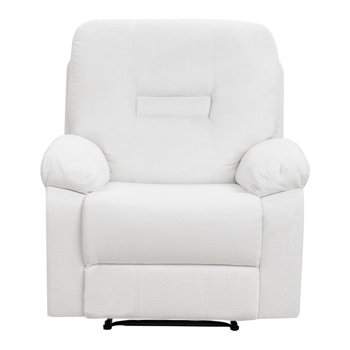 Rozkładany fotel BERGEN Tkanina Biały