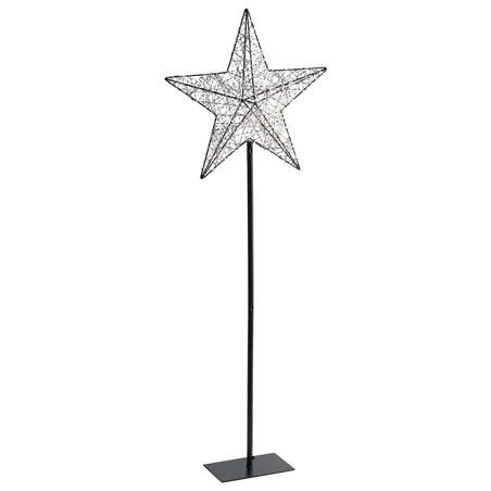 Dekoracja ogrodowa LED SANNAN Gwiazda 110 cm Czarny
