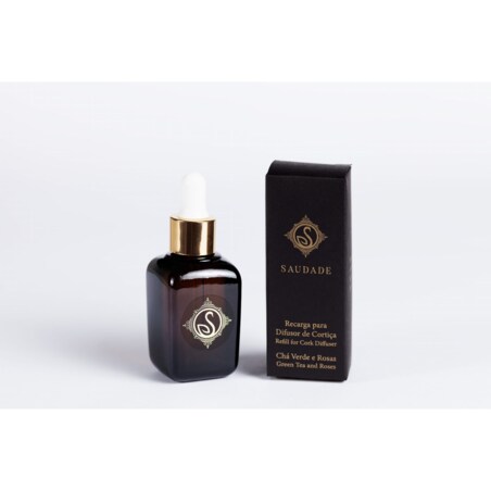 Uzupełnienie do dyfuzora korkowego - zielona herbata i róża