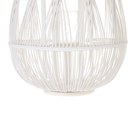 Lampion TONGA Bambus 56 cm Biały