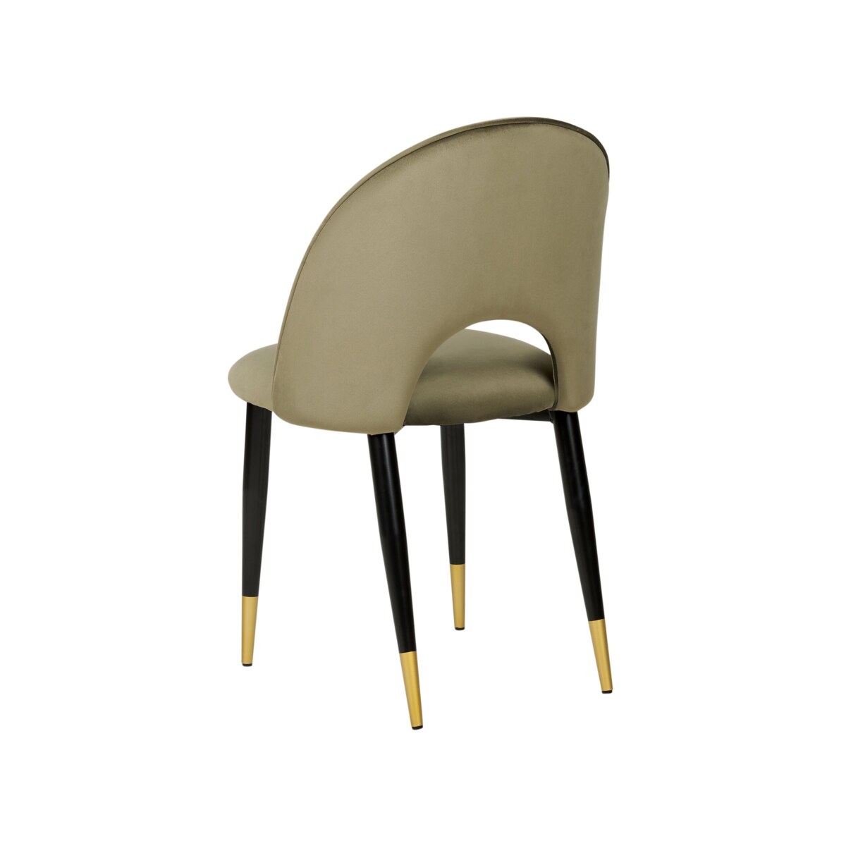 Zestaw 2 krzeseł do jadalni welurowy zielony MAGALIA