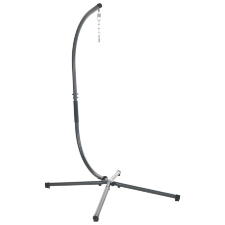 Fotel wiszący ze stojakiem ALVIANO Ciemnoszary