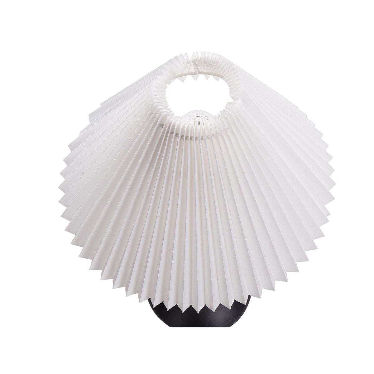 Lampa stołowa metalowa czarna z białym JIKAWO