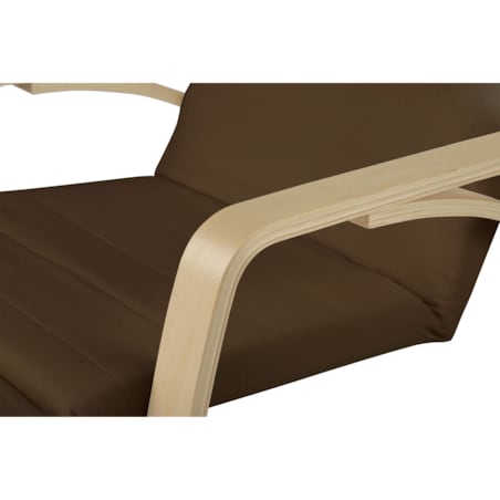 Fotel bujany na biegunach wypoczynkowy drewniany Sofotel Suzi