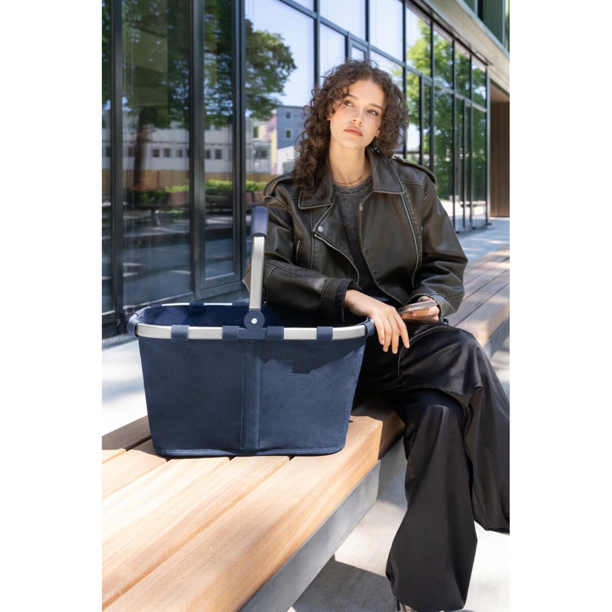 Koszyk CARRYBAG, twist navy