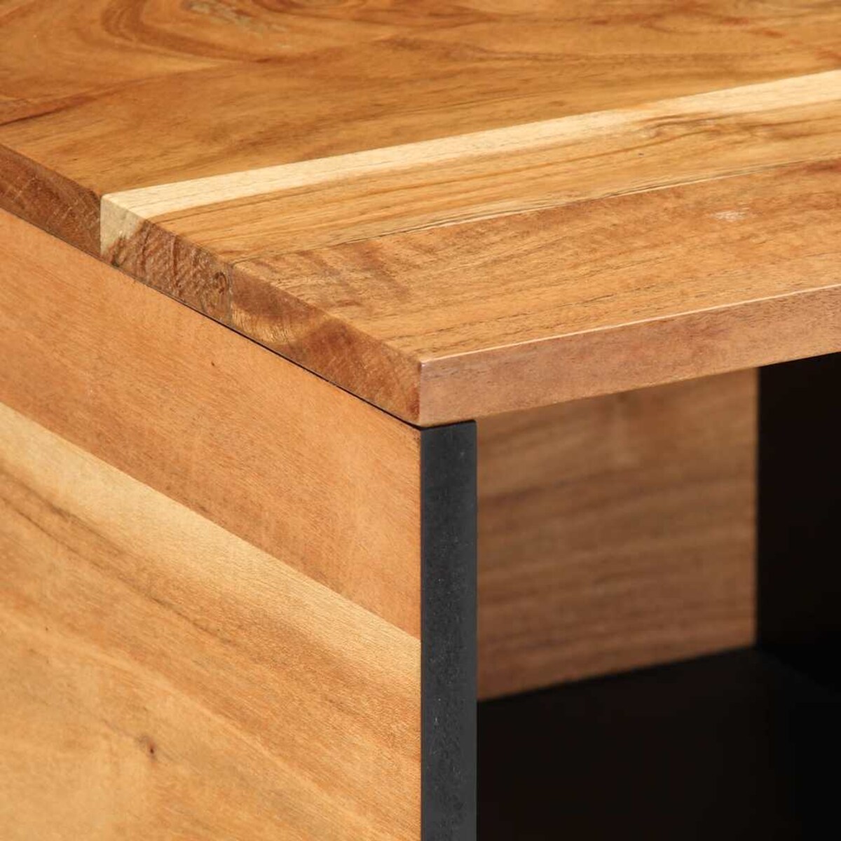 vidaXL Stolik kawowy, 80x50x40 cm, lite drewno akacjowe