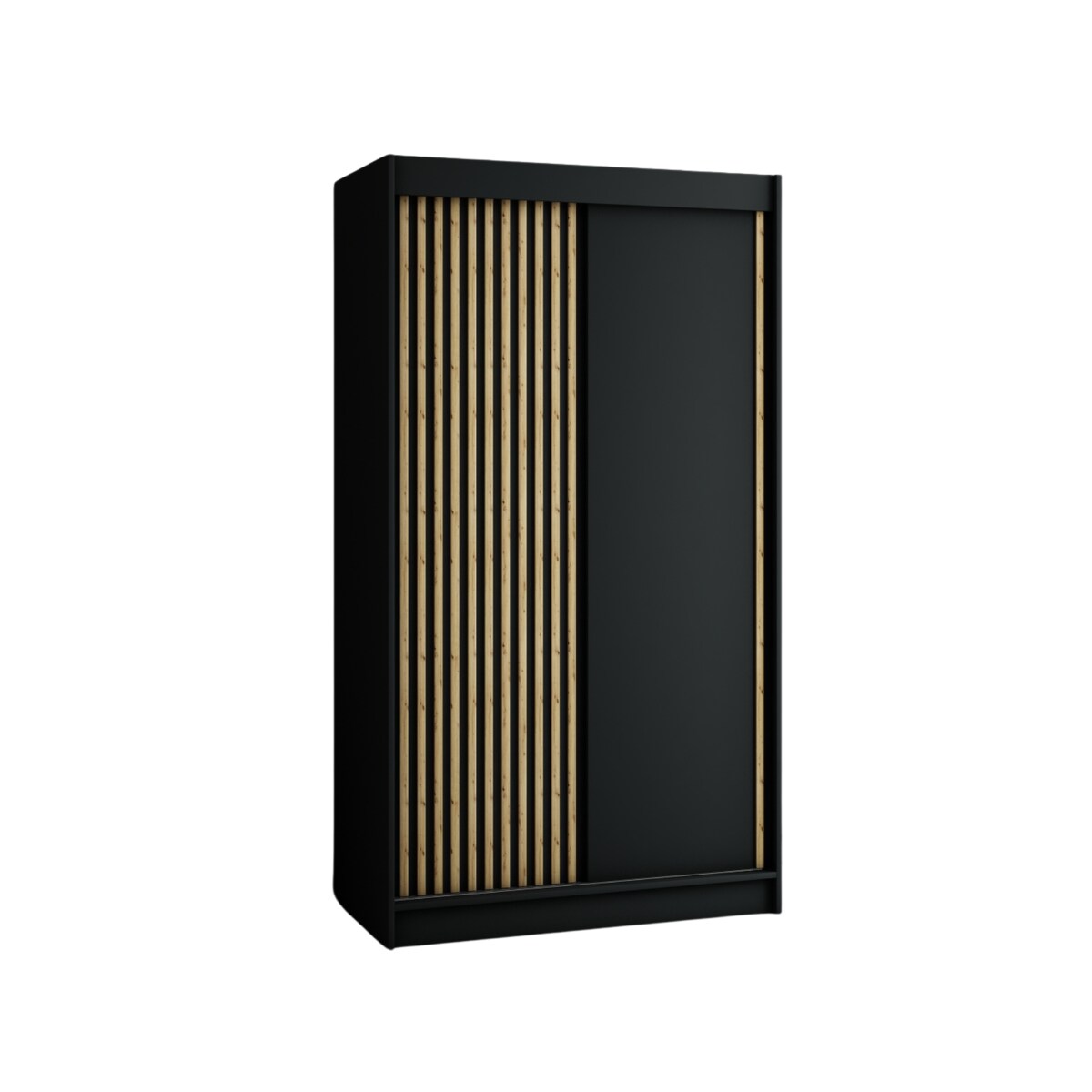 Szafa przesuwna Garderoba LAMELO 120 czarny