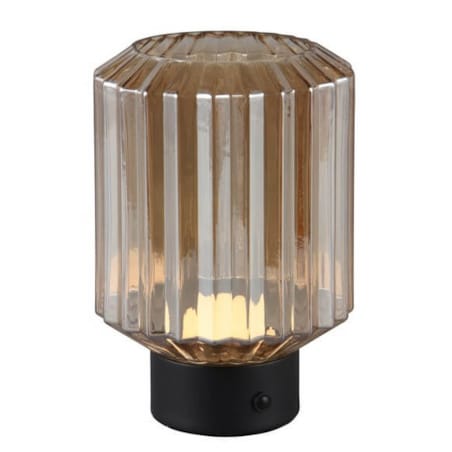 Nocna lampka Lord R57761113 RL Light LED 2W 3000K ładownie USB czarna bursztynowa