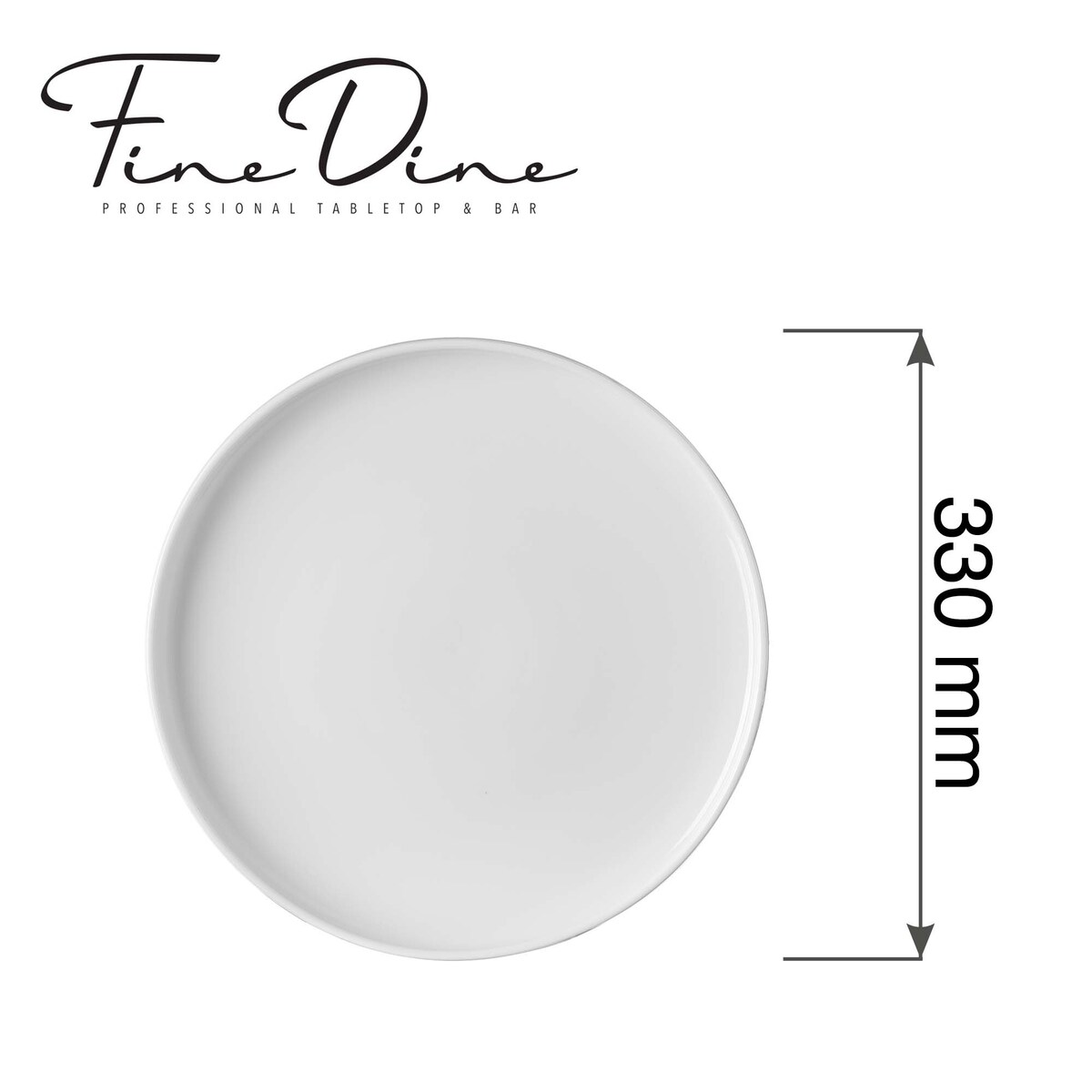 Talerz do pizzy Pure Bianco, 330 mm