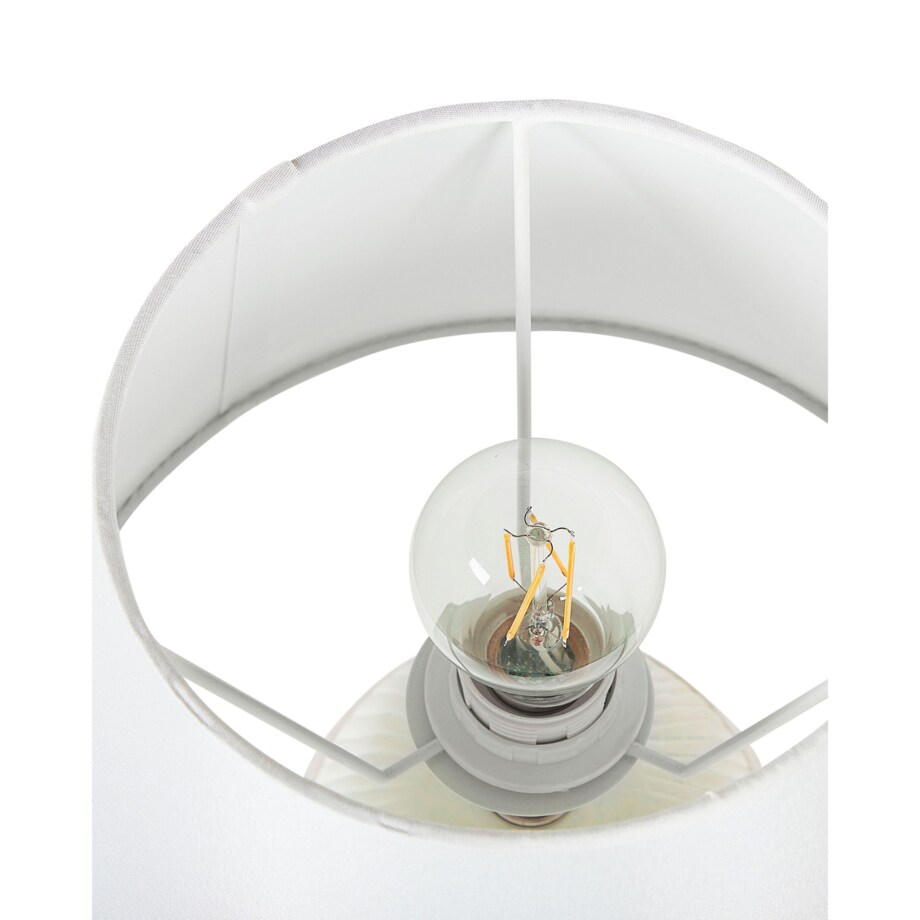 Lampka nocna ceramiczna kremowa SADO