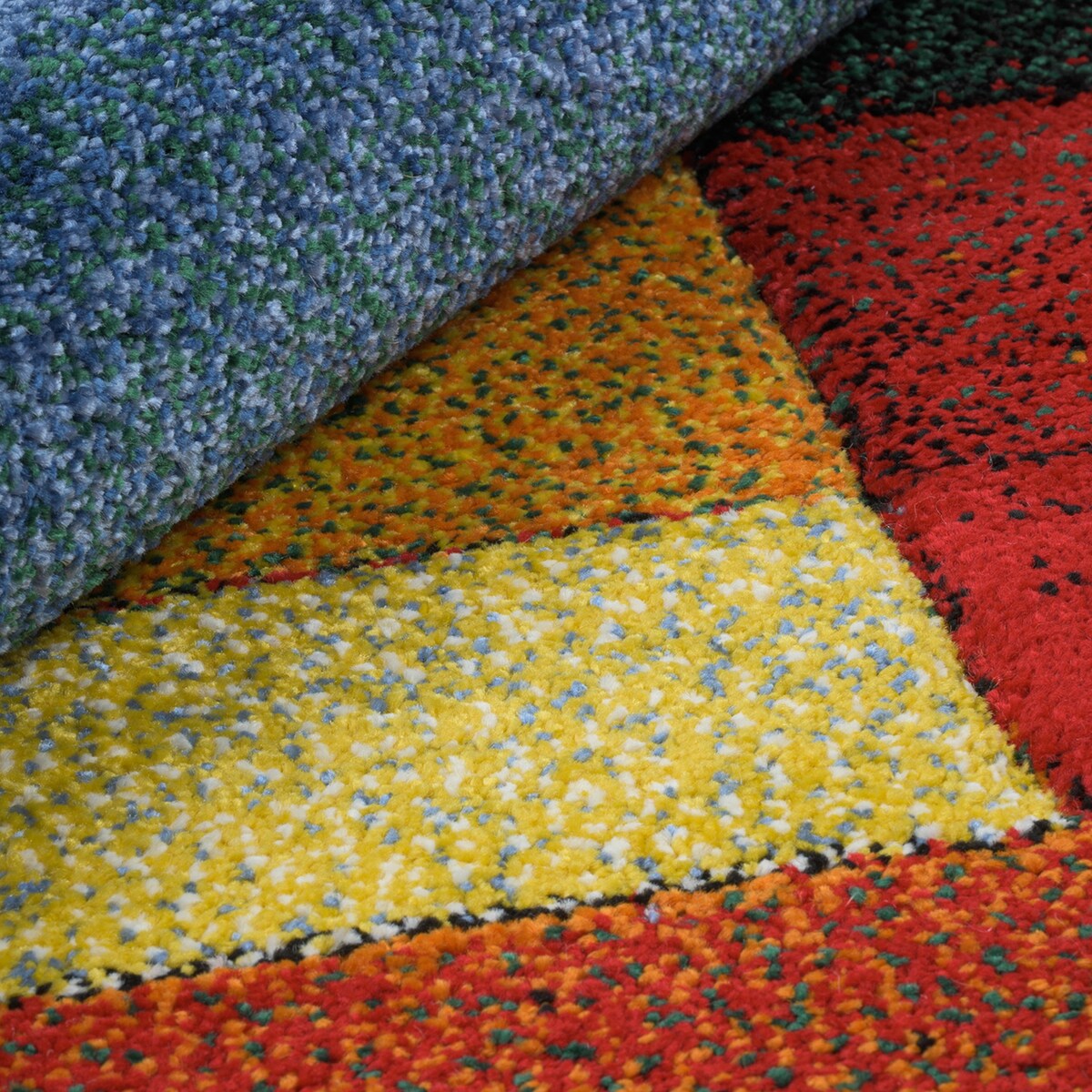 Dywan Zefir 80x150 cm e-floor OEKO-TEX geometryczny wielokolorowy