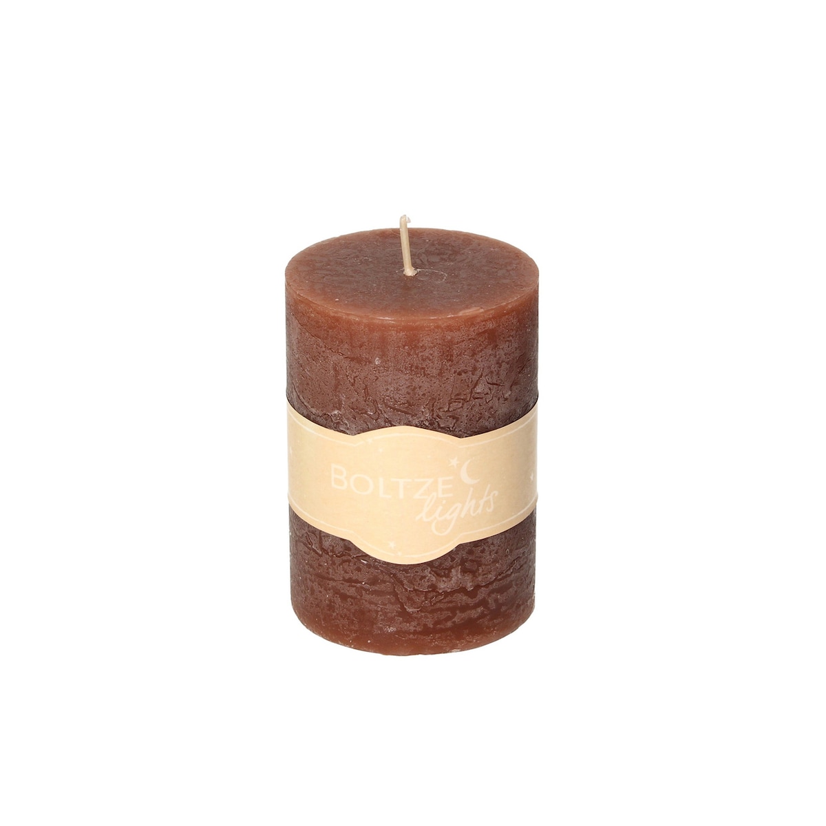 Świeca Lea 10cm brown, 7 x 10 cm