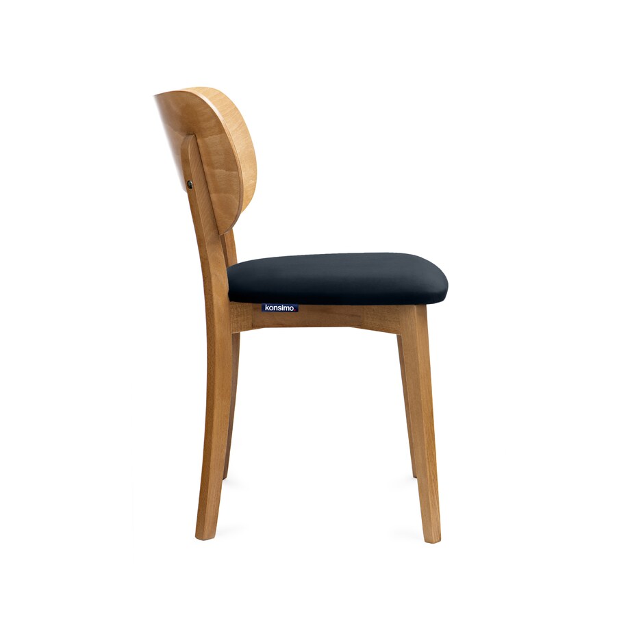 KONSIMO LYCO loftowe krzesła 2 sztuki ciemnoniebieskie