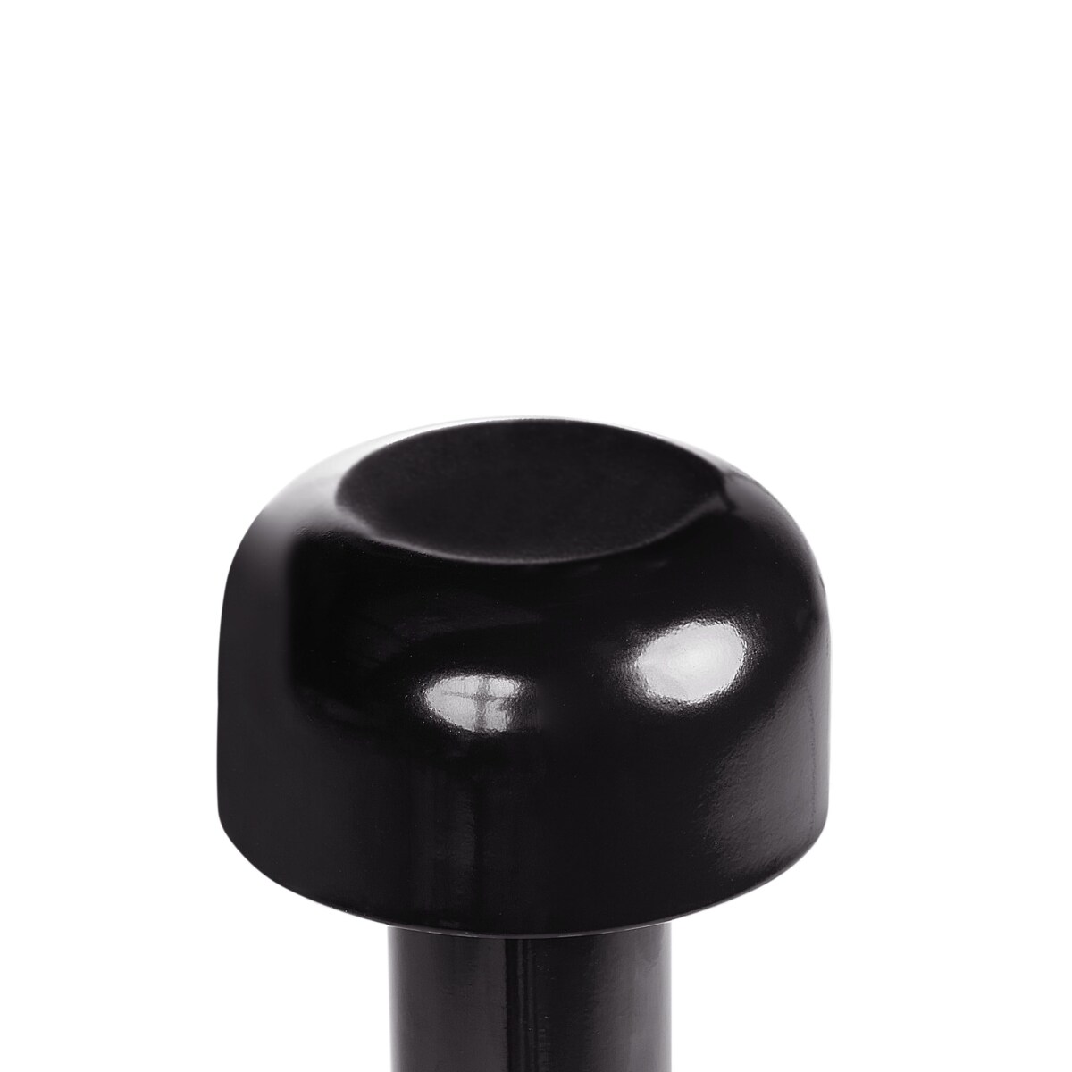 Bezprzewodowa lampa stołowa metalowa czarna BESOS