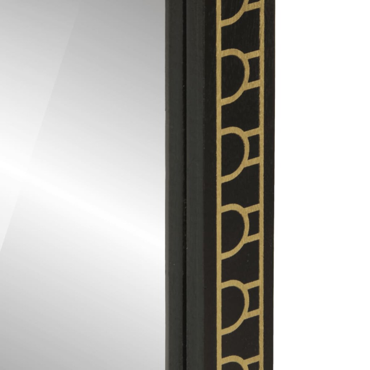 vidaXL Lustro łazienkowe, 50x70x2,5 cm, lite drewno mango i szkło