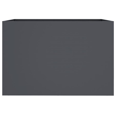 vidaXL Donica, antracytowa, 62x47x46 cm, stal