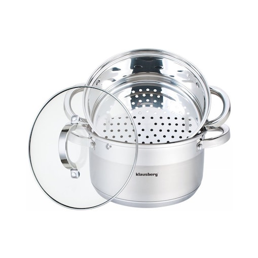 Klausberg garnek na parę 3 elementy 20cm 7935